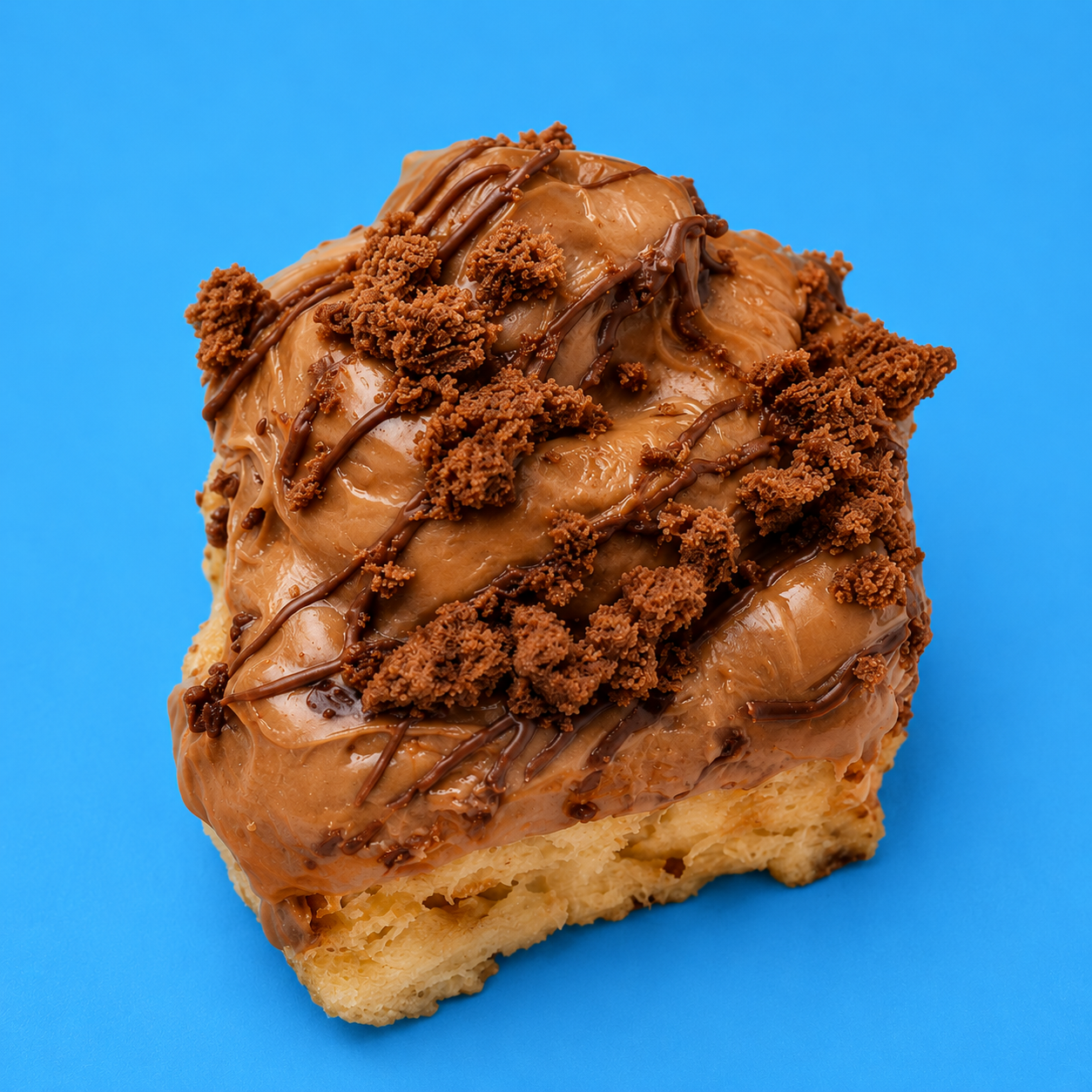 NUTELLA BROWNIE BATTER ROLL cinnamon roll